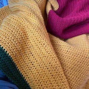 Handmade Rasta Throw Blanket